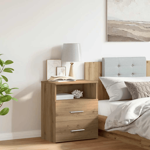 Soluna Home - Mesas de cabeceira Madeira 50 x 32 x 60 cm