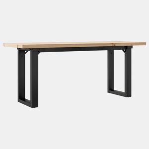 Mesa de Centro, Mesa baixa, estrutura em O 110x40x45,5cm pinhoaço