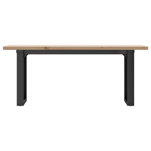 Mesa de Centro, Mesa baixa, estrutura em O 110x40x45,5cm pinhoaço