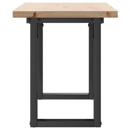Mesa de Centro, Mesa baixa, estrutura em O 110x40x45,5cm pinhoaço