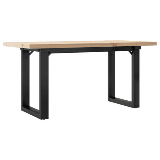Mesa de Centro, Mesa baixa, estrutura em O 90x40x45,5 cm pinhoaço
