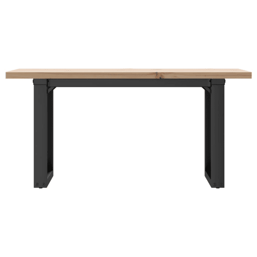 Mesa de Centro, Mesa baixa, estrutura em O 90x40x45,5 cm pinhoaço