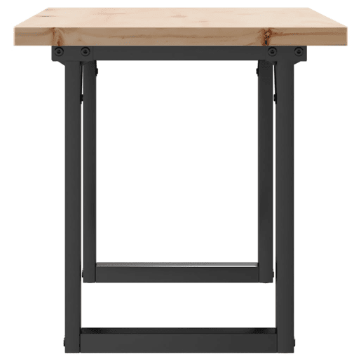 Mesa de Centro, Mesa baixa, estrutura em O 90x40x45,5 cm pinhoaço