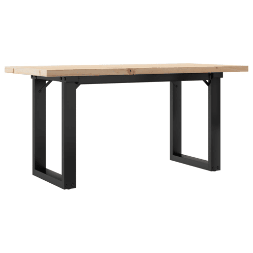 Mesa de Centro, Mesa baixa, estrutura em O 90x40x45,5 cm pinhoaço