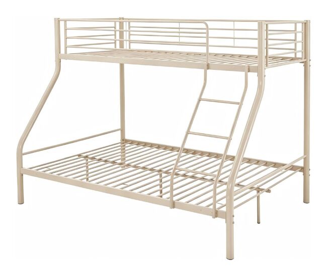 Litera con somier de metal incluido <> - 90/140 x 190 cm - gris topo