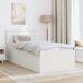 Estructura de cama individual para adultos Estructura de cama individual para adultos Blanco