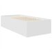 Estructura de cama individual para adultos Estructura de cama individual para adultos Blanco