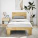 Estructura de cama individual para adultos Estructura de cama individual para adultos Marrón