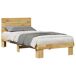 Estructura de cama individual para adultos Estructura de cama individual para adultos Marrón