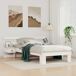 Estructura de cama individual para adultos Estructura de cama individual para adultos Blanco