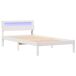 Estructura de cama individual para adultos Estructura de cama individual para adultos Blanco