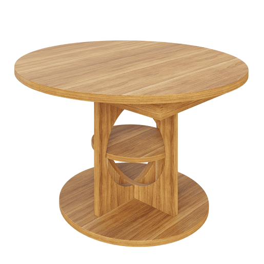 Mesa de jantar extensível 110u2013150 cm - com espaço de arrumação, transformável de redonda em oval, acabamento em madeira e preto, capacidade de carga de 60 kg - madeira Mesa de jantar extensível 110u2013150 cm - com espaço de arrumação, transformável de redonda em oval, acabamento em madeira e preto, capacidade de carga de 60 kg - madeira