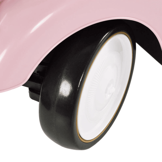 AIYAPLAY Carro Andador para Bebé dos 12 aos 36 Meses Carro sem Pedais com Buzina, Compartimento de Armazenamento e Volante para Interior e Exterior 58x27x35 cm Rosa