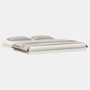 Estrutura de cama de chão Branco 213.5 x 104 x 9 cm