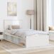 Estructura de cama individual para adultos Estructura de cama individual para adultos Blanco