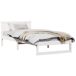 Estructura de cama individual para adultos Estructura de cama individual para adultos Blanco