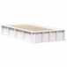 Estructura de cama individual para adultos Estructura de cama individual para adultos Blanco