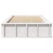 Estructura de cama individual para adultos Estructura de cama individual para adultos Blanco