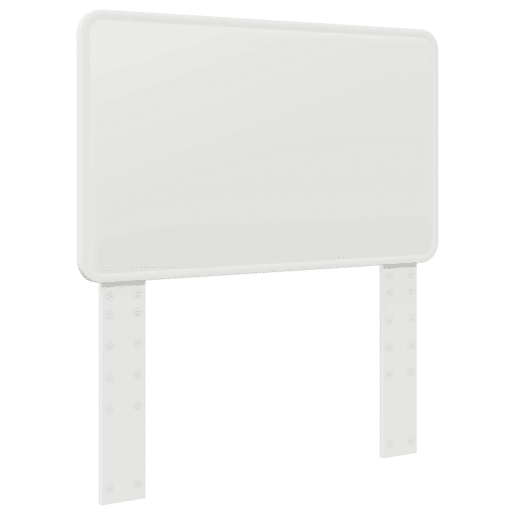 Estrutura de cama de solteiro para adultos - Branco 90 x 190 cm Madeira de Pinheiro Sólida