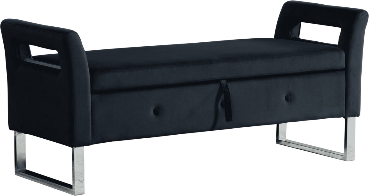Bancos tapizados 138x51 Negro