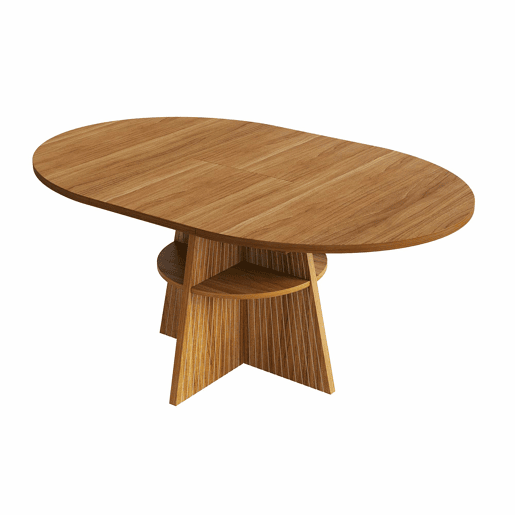Mesa de jantar extensível - com compartimento de arrumação aberto nas pernas, mesa multifuncional compacta para espaços pequenos, tampo reforçado, cantos arredondados - Castanho escuro Mesa de jantar extensível - com compartimento de arrumação aberto nas pernas, mesa multifuncional compacta para espaços pequenos, tampo reforçado, cantos arredondados - Castanho escuro
