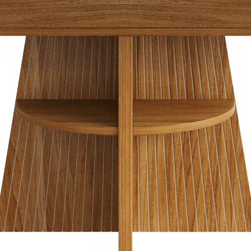 Mesa de jantar extensível - com compartimento de arrumação aberto nas pernas, mesa multifuncional compacta para espaços pequenos, tampo reforçado, cantos arredondados - Castanho escuro Mesa de jantar extensível - com compartimento de arrumação aberto nas pernas, mesa multifuncional compacta para espaços pequenos, tampo reforçado, cantos arredondados - Castanho escuro