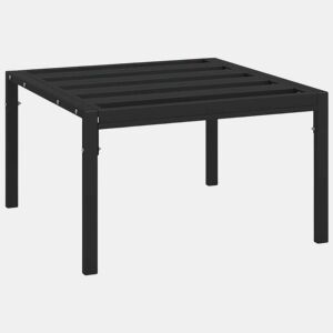 Mesa de Centro, Mesa baixa, para jardim 60x60x35 cm aço preto