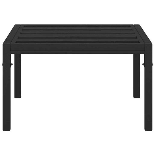 Mesa de Centro, Mesa baixa, para jardim 60x60x35 cm aço preto