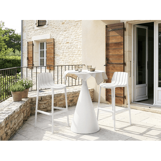 Mesa de jardim bistrô ?80 cm éora - Branco