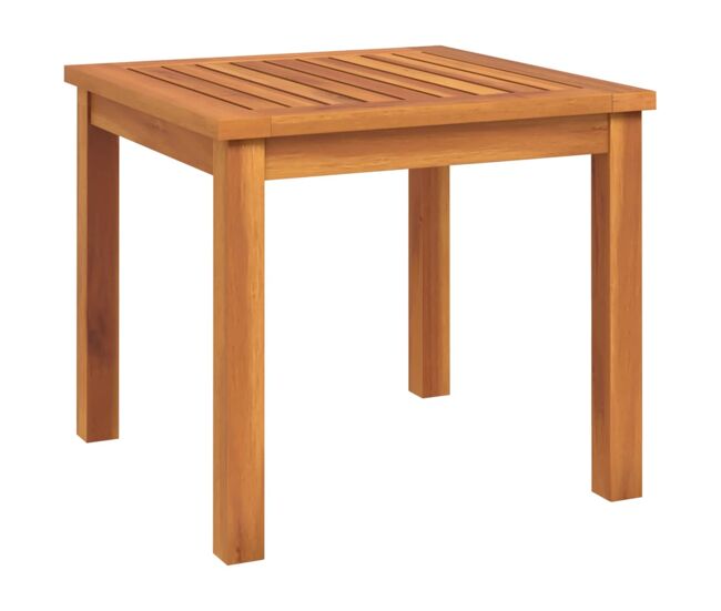 Mesa de café - mesa de centro de madera maciza de acacia 40x40x36 cm