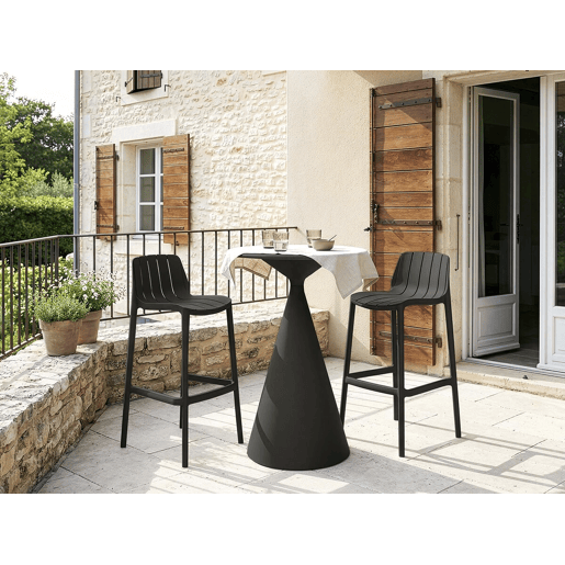 Mesa de jardim bistrô ?80 cm éora - Preto