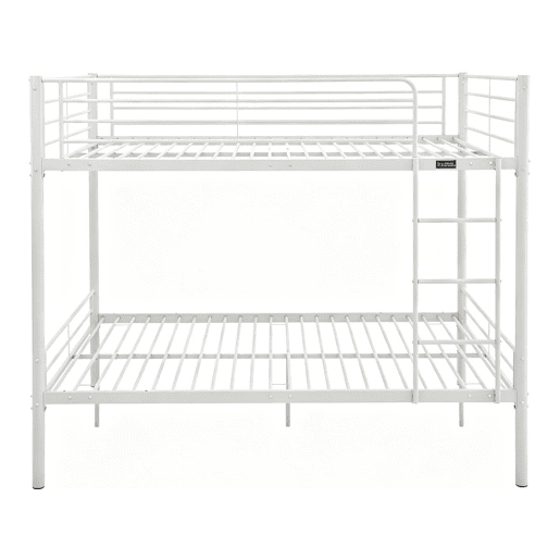 Beliche duplo Adam com estrado de molas - 140 x 190 cm - Branco