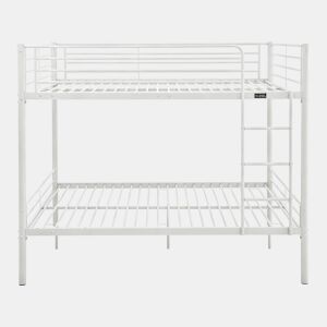 Beliche duplo Adam com estrado de molas - 140 x 190 cm - Branco