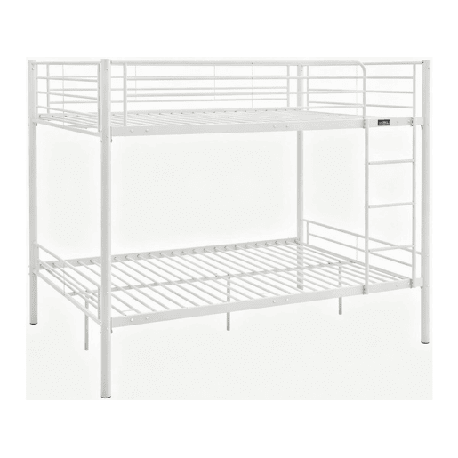 Beliche duplo Adam com estrado de molas - 140 x 190 cm - Branco