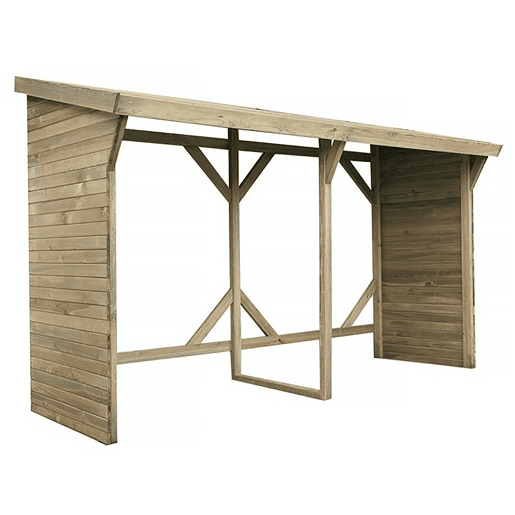 Abrigo de toras - 2,5 m² - 2,78 x 0,90 x 1,85 m - 5 Stères