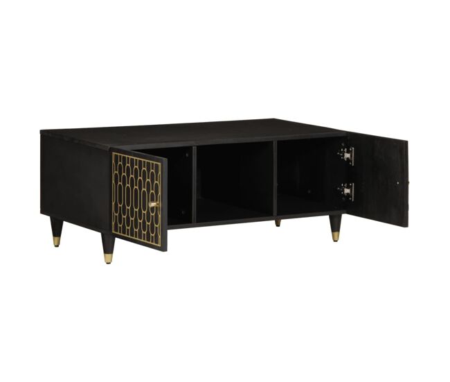 Mesa de Café - Mesa de Centro de madera maciza mango 100x54x40 cm