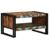 Mesa de Centro, Mesa baixa, multicor 70x50x38 cm madeira maciça recuperada