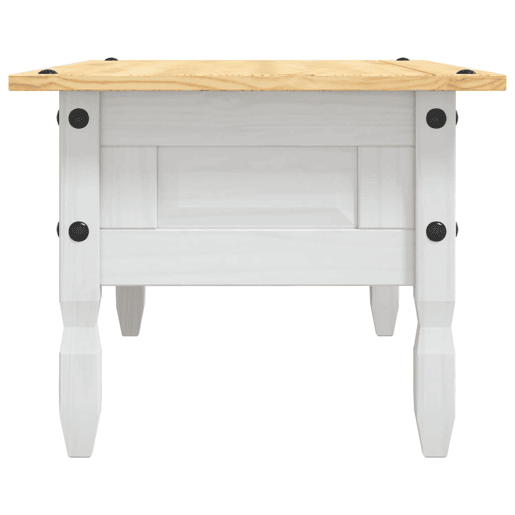 Mesa de Centro, Mesa baixa, Corona pinho mexicano 100x55x44 cm branco