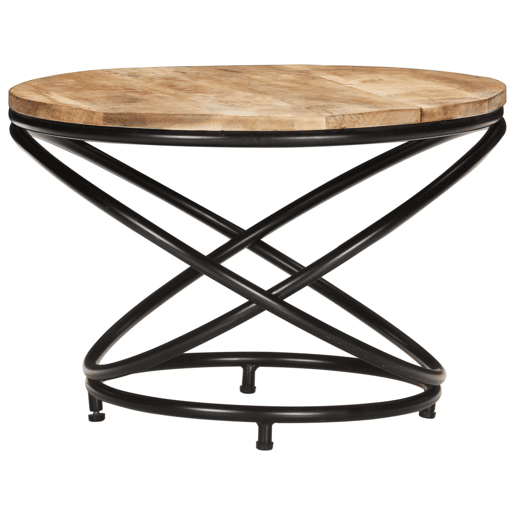 Mesa de Centro, Mesa baixa, 60x60x40 cm mangueira áspera maciça preto