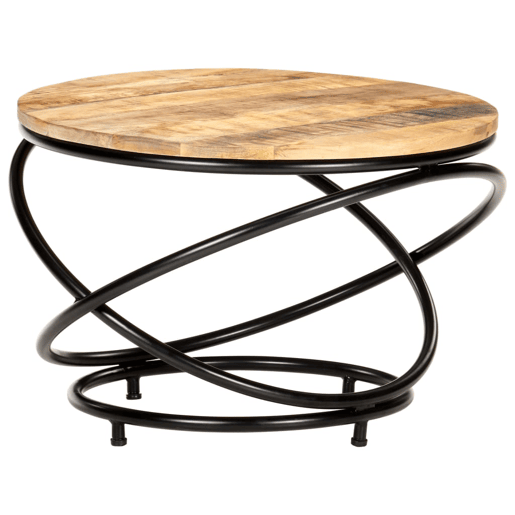 Mesa de Centro, Mesa baixa, 60x60x40 cm mangueira áspera maciça preto