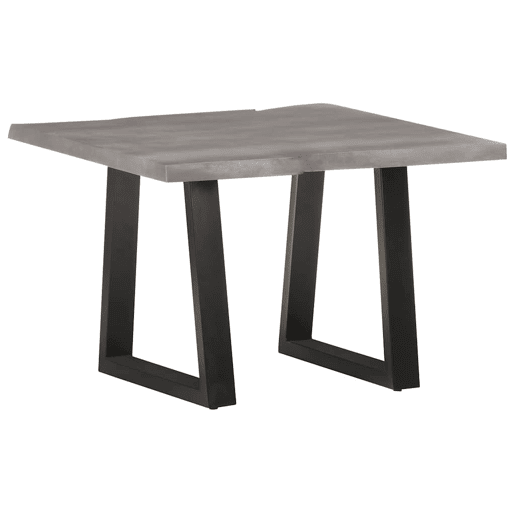 Mesa de Centro, Mesa baixa, com arestas vivas 60x60x40 cm acácia maciça