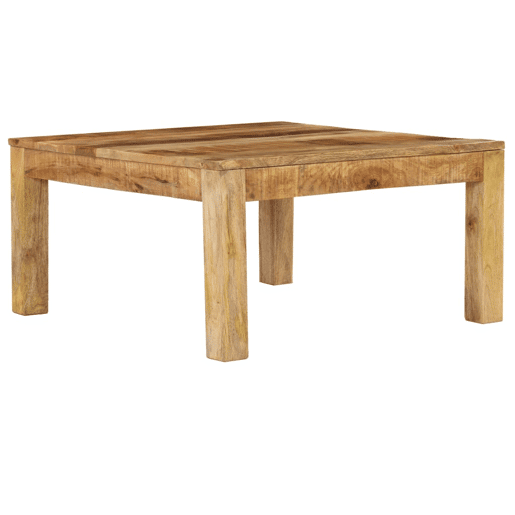 Mesa de Centro, Mesa baixa, em madeira de mangueira maciça 80x80x40cm