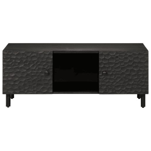 Mesa de Centro, Mesa baixa, 100x54x40 cm madeira de mangueira maciça preto