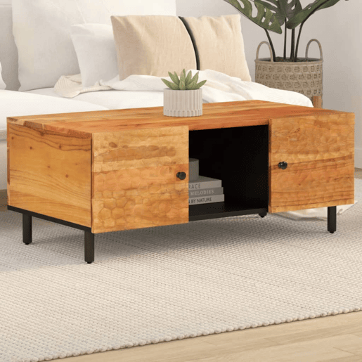 Mesa de Centro, Mesa baixa, 100x54x40 cm madeira de acácia maciça