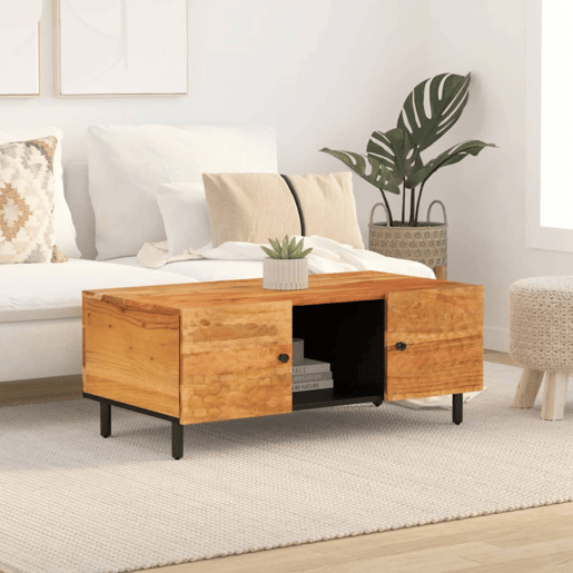 Mesa de Centro, Mesa baixa, 100x54x40 cm madeira de acácia maciça