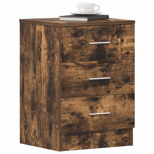 Soluna Home - Mesas de cabeceira Madeira 2 piezas 38 x 35 x 56 cm