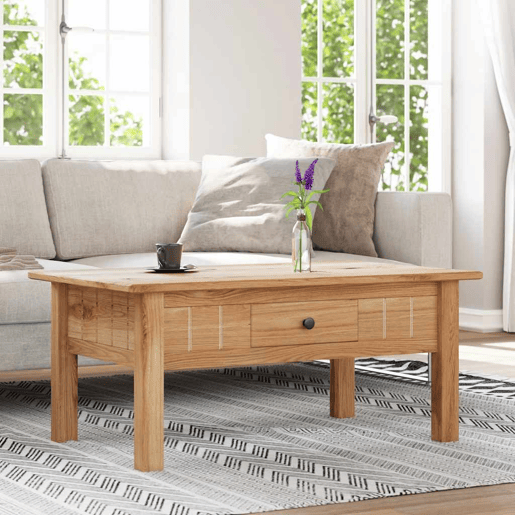 Mesa de Centro, Mesa baixa, 100x60x43,5 cm pinho maciço Panama