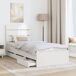 Estructura de cama individual para adultos Estructura de cama individual para adultos Blanco