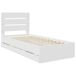 Estructura de cama individual para adultos Estructura de cama individual para adultos Blanco
