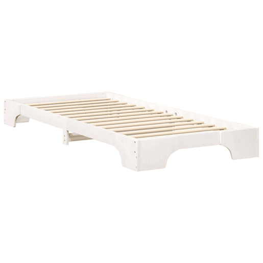 Estrutura de cama de solteiro - Branco 100 x 220 cm